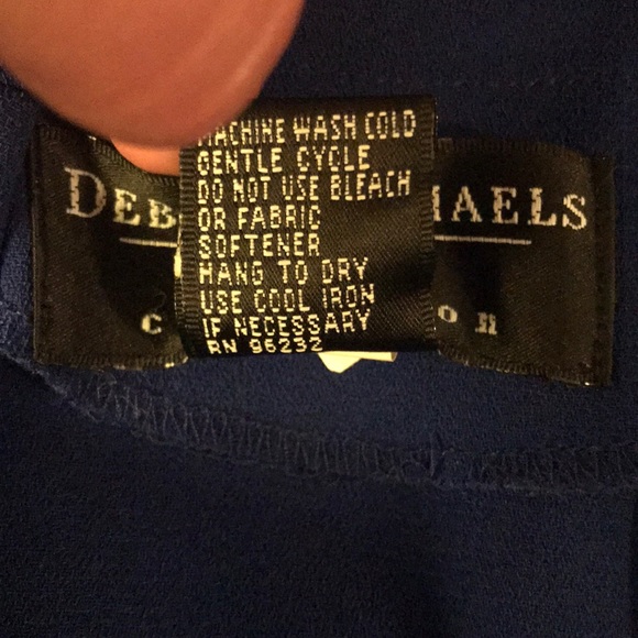 Debra Michaels Petite Blue Dress - Picture 6 of 7